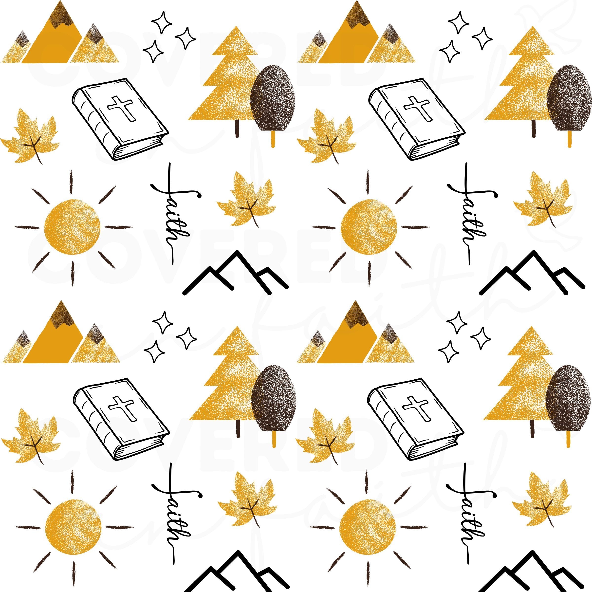 Personalized Faith Can Move Mountains Baby Swaddle Blanket